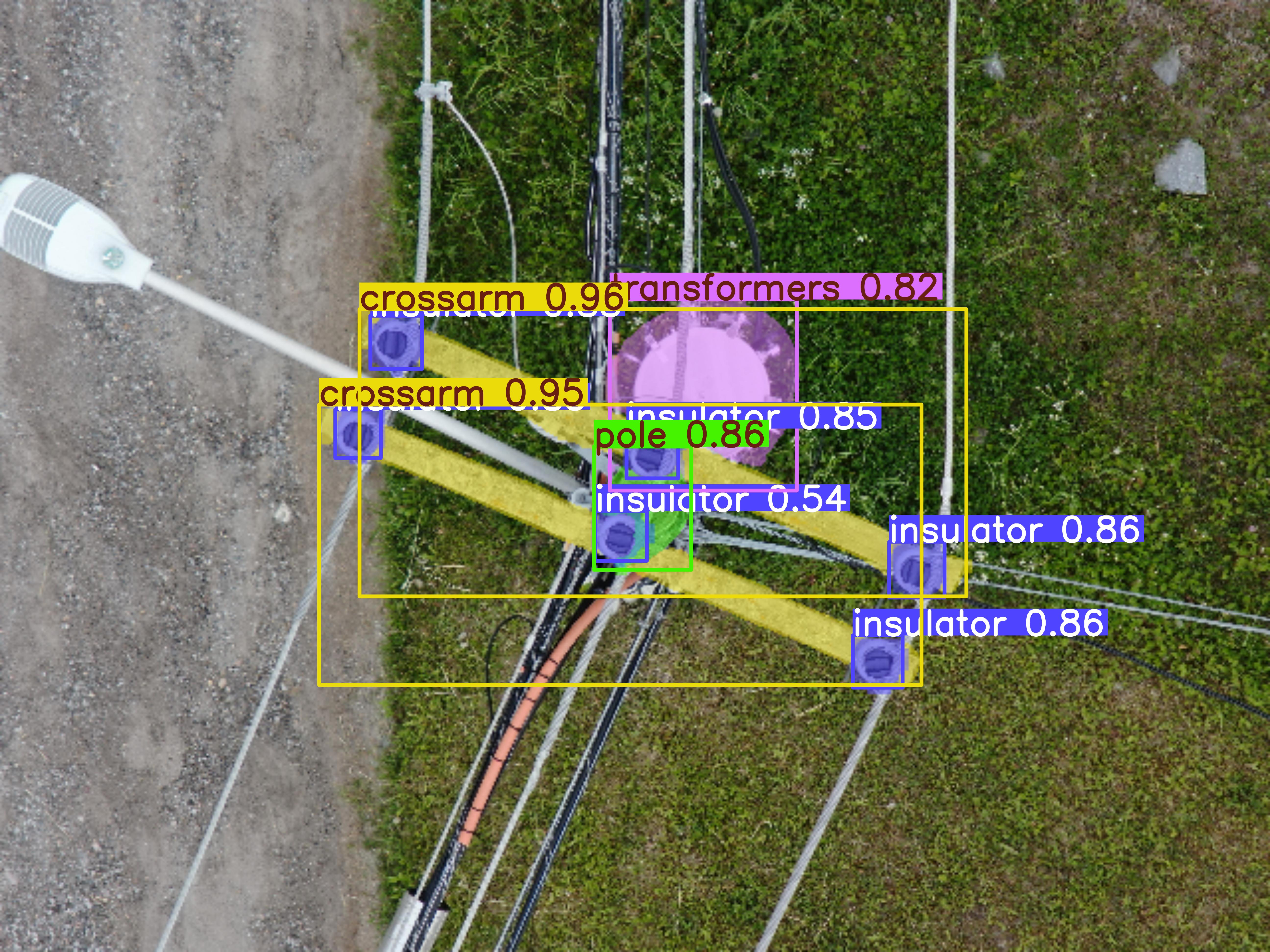 AI-based utility pole inspection with transformers